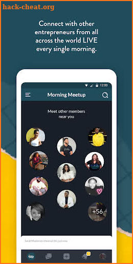 The Morning Meetup screenshot