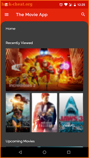 The Movies App screenshot