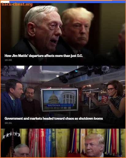 The MSNBC Live screenshot