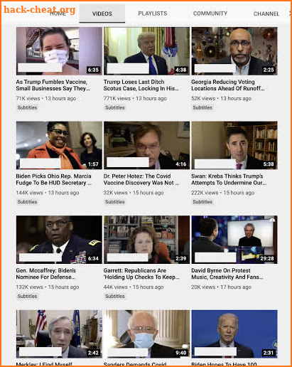 The MSNBC News live screenshot