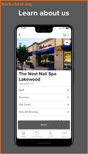 The Nest Nail Spa Lakewood screenshot