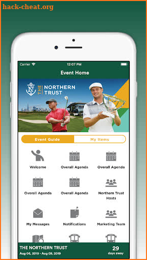 THE NORTHERN TRUST Experience screenshot