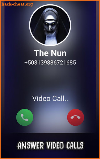 The Nun - Evil Video Call Simulator screenshot