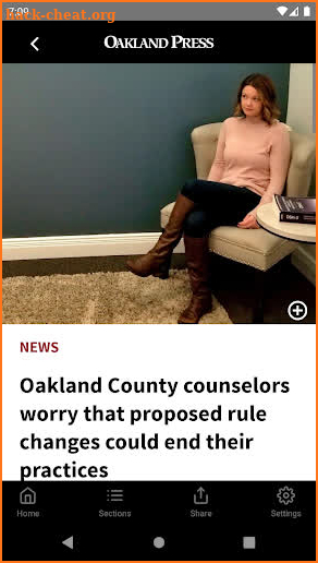 The Oakland Press screenshot