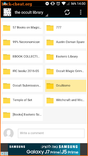 the occult library screenshot