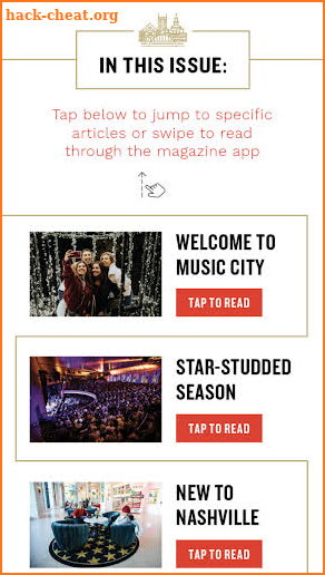 The Official Nashville Visitors Guide screenshot