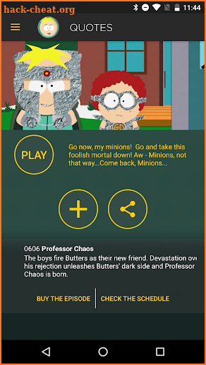 The Official South Park App screenshot