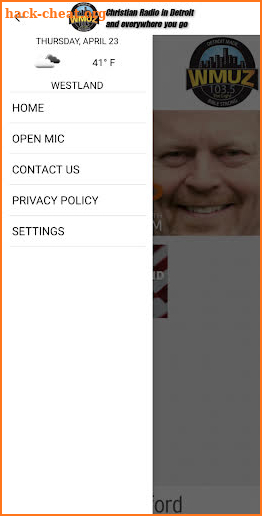 The OFFICIAL WMUZ App screenshot