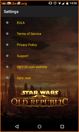 The Old Republic™ Security Key screenshot