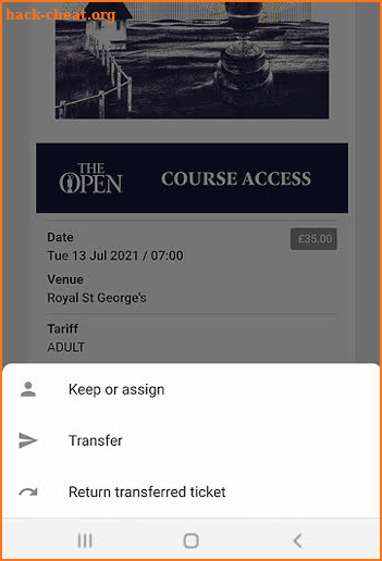 The Open Tickets screenshot