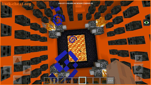 The Orange parkour map for MCPE screenshot