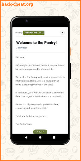 The Pantry: Associate App screenshot