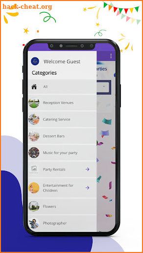 The Parties App screenshot