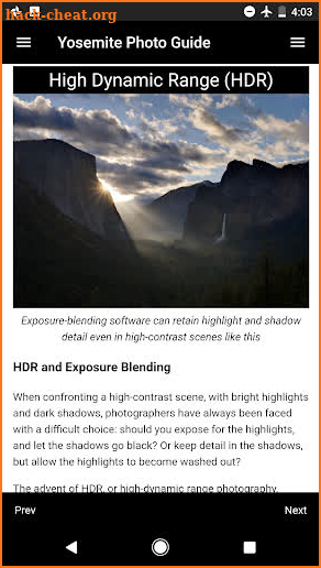 The Photographer's Guide To Yosemite screenshot