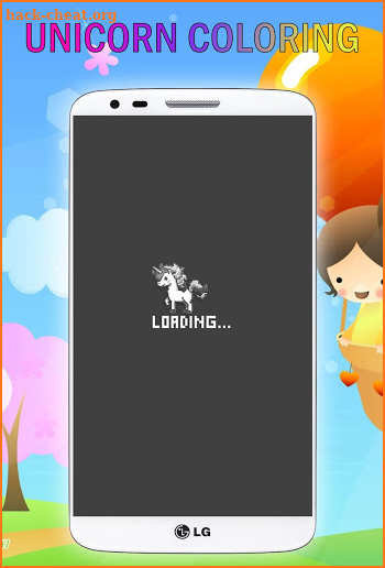 The Pixel Unicorn Coloring screenshot