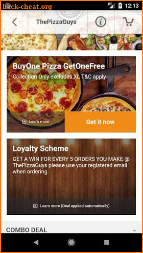 The Pizza Guys UK screenshot