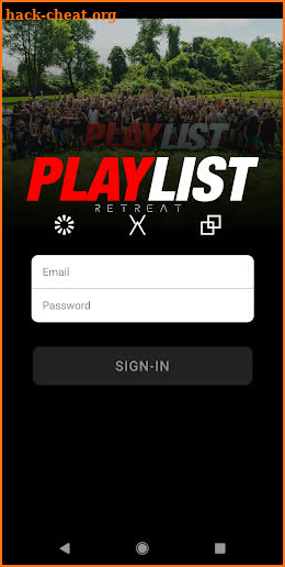 The Playlist Retreat screenshot
