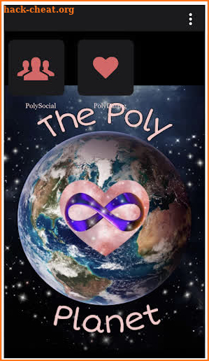 The Poly Planet Social Network screenshot