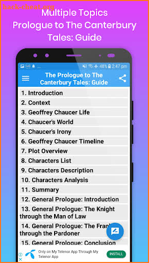 The Prologue to The Canterbury Tales: Guide screenshot
