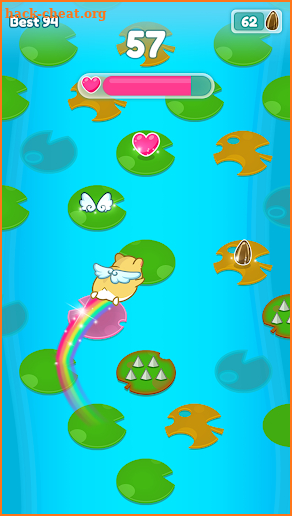The Rainbow Jump Hamster - Animal Tap Adventure screenshot