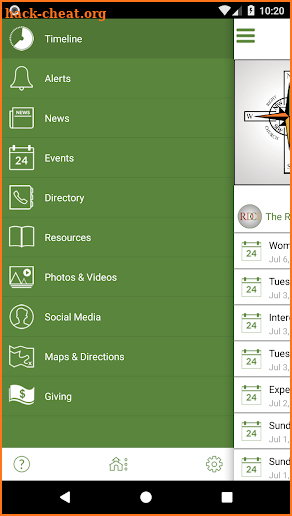 The RDCI App screenshot