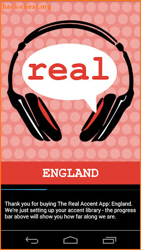 The Real Accent App: England screenshot