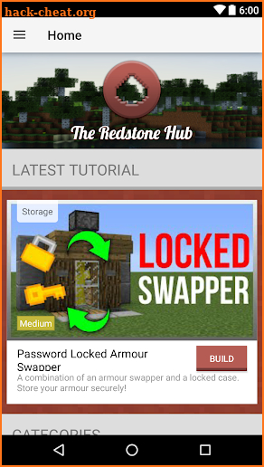 The Redstone Hub screenshot