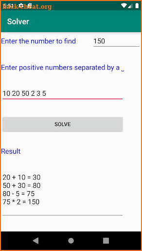 The Right Math screenshot