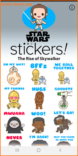 The Rise of Skywalker Stickers screenshot