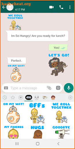 The Rise of Skywalker Stickers screenshot
