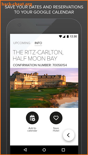 The Ritz-Carlton Hotels & Resorts screenshot