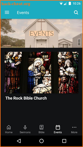 The Rock Bible Church screenshot