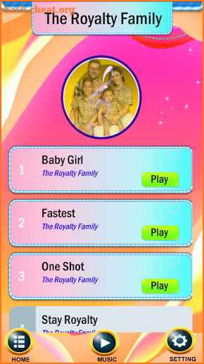 The Royalty Family Piano Game screenshot