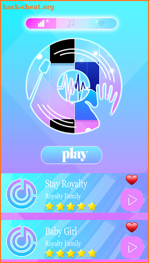 The Royalty Family Piano Tiles Game screenshot