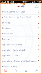 The Rules of Golf screenshot