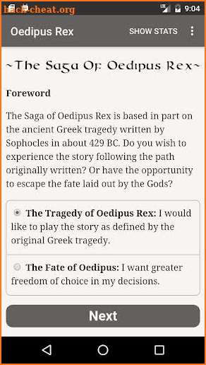 The Saga of Oedipus Rex screenshot