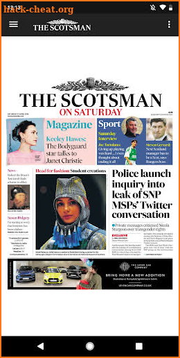 The Scotsman Newspaper screenshot