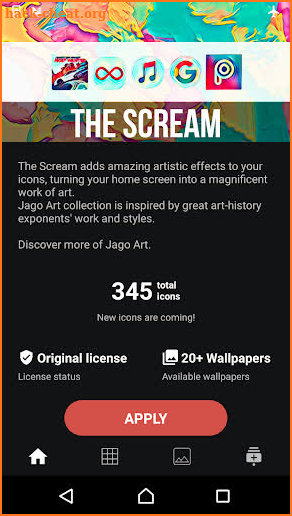 The Scream - Icon Pack screenshot