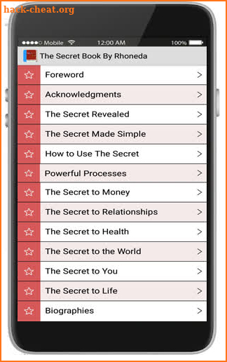 The Secret Book ByRhoneda-Byeren screenshot