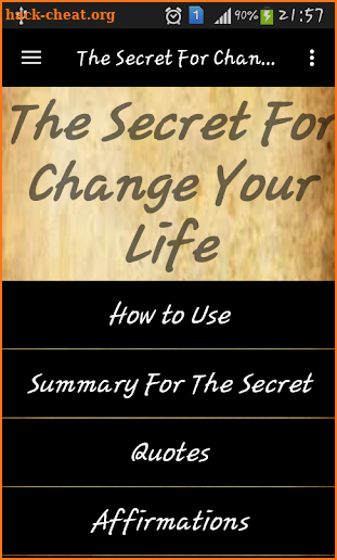 The Secret For Change Your Life screenshot