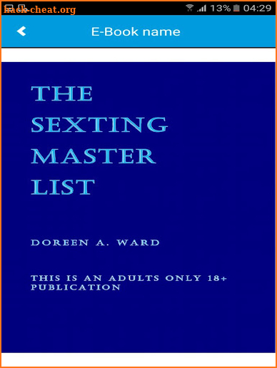 The Sexting Master List screenshot
