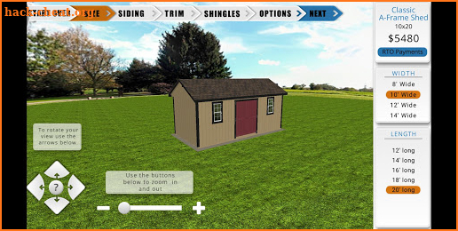 The Shed Yard 3D Customizer screenshot