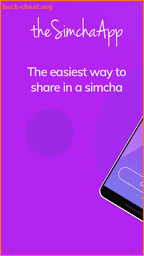 The Simcha App screenshot