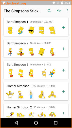 The Simpsons Stickers 🍩 WhatsApp WAStickerApps screenshot