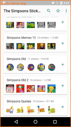 The Simpsons Stickers 🍩 WhatsApp WAStickerApps screenshot