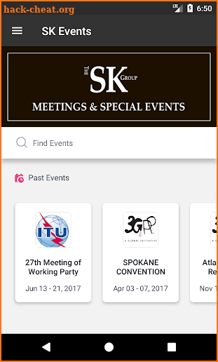The SK Group, Inc. screenshot