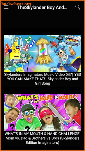 The Skylander Boy And Girl Videos Fun screenshot