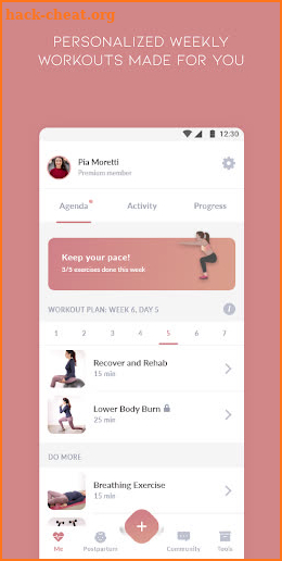 The SnapBack - Your Personal Postpartum Assistant screenshot