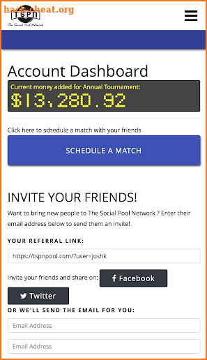 THE SOCIAL POOL NETWORK screenshot