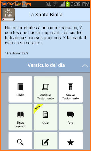 The Spanish Bible - Offline screenshot
